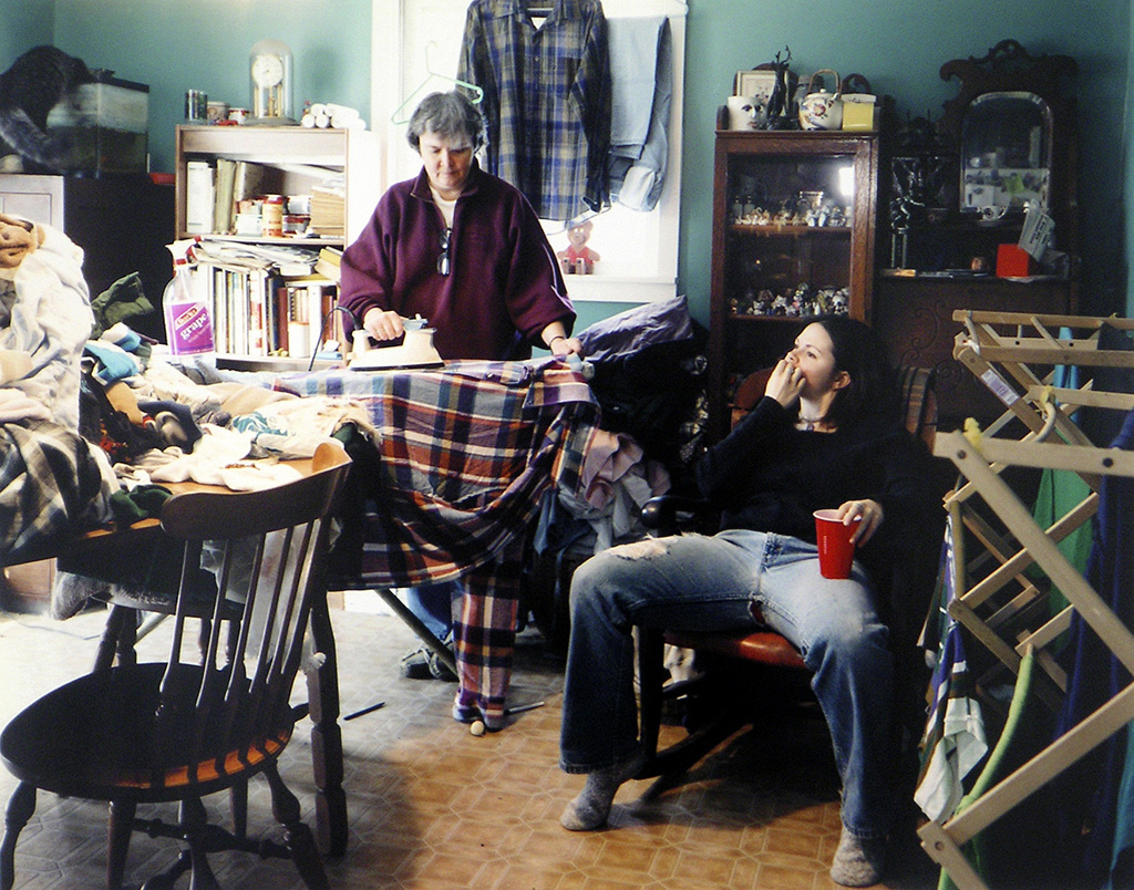 Mom Ironing, 1997