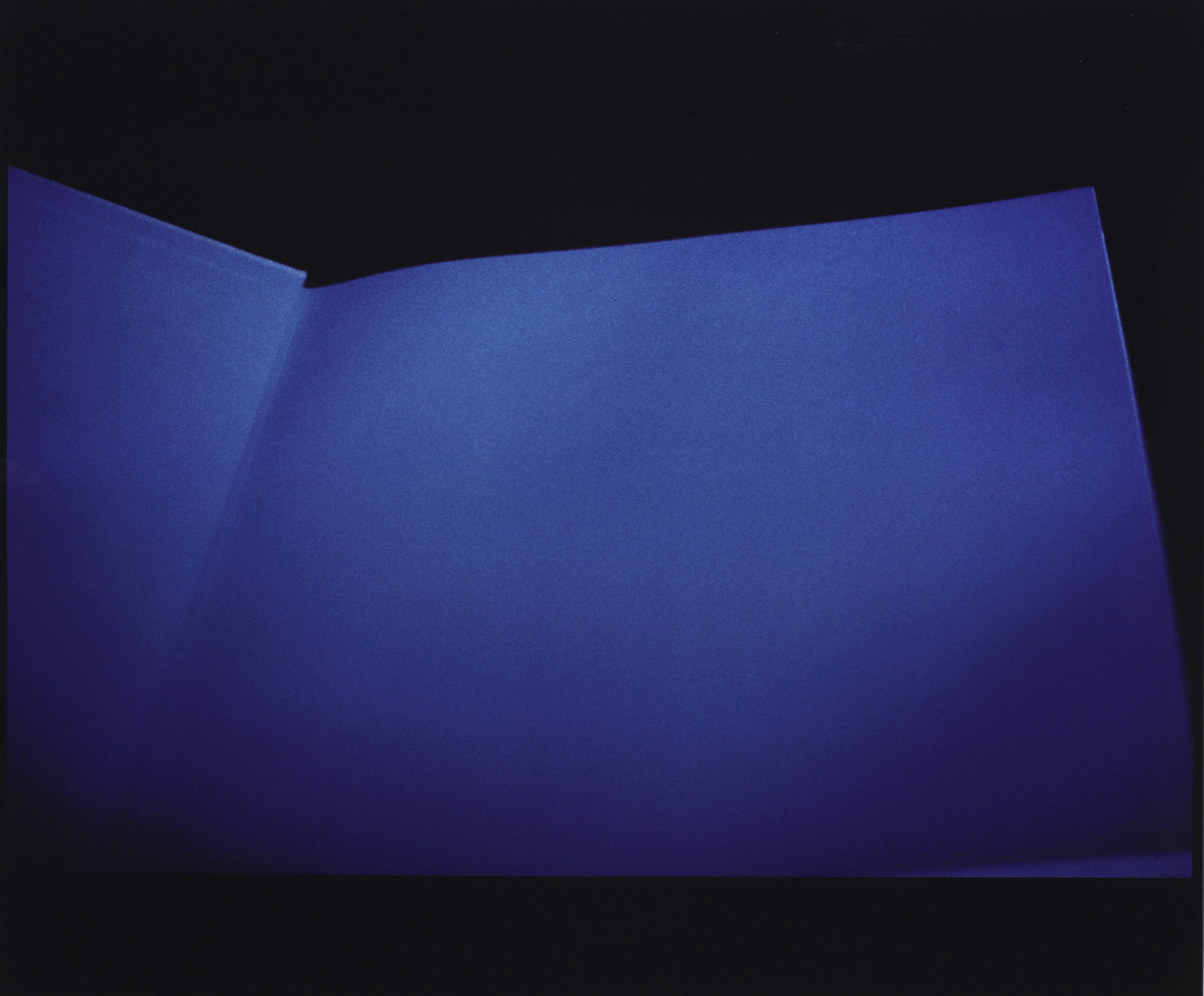 open book with solid blue pages