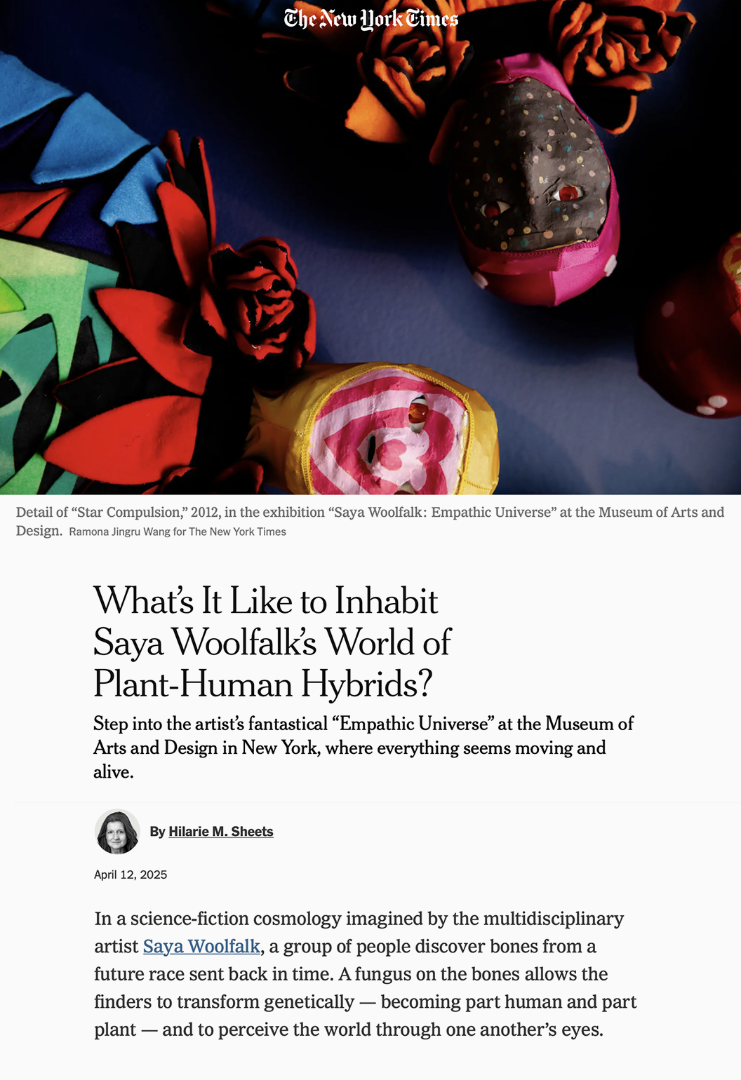 Thumbnail of New York Times page