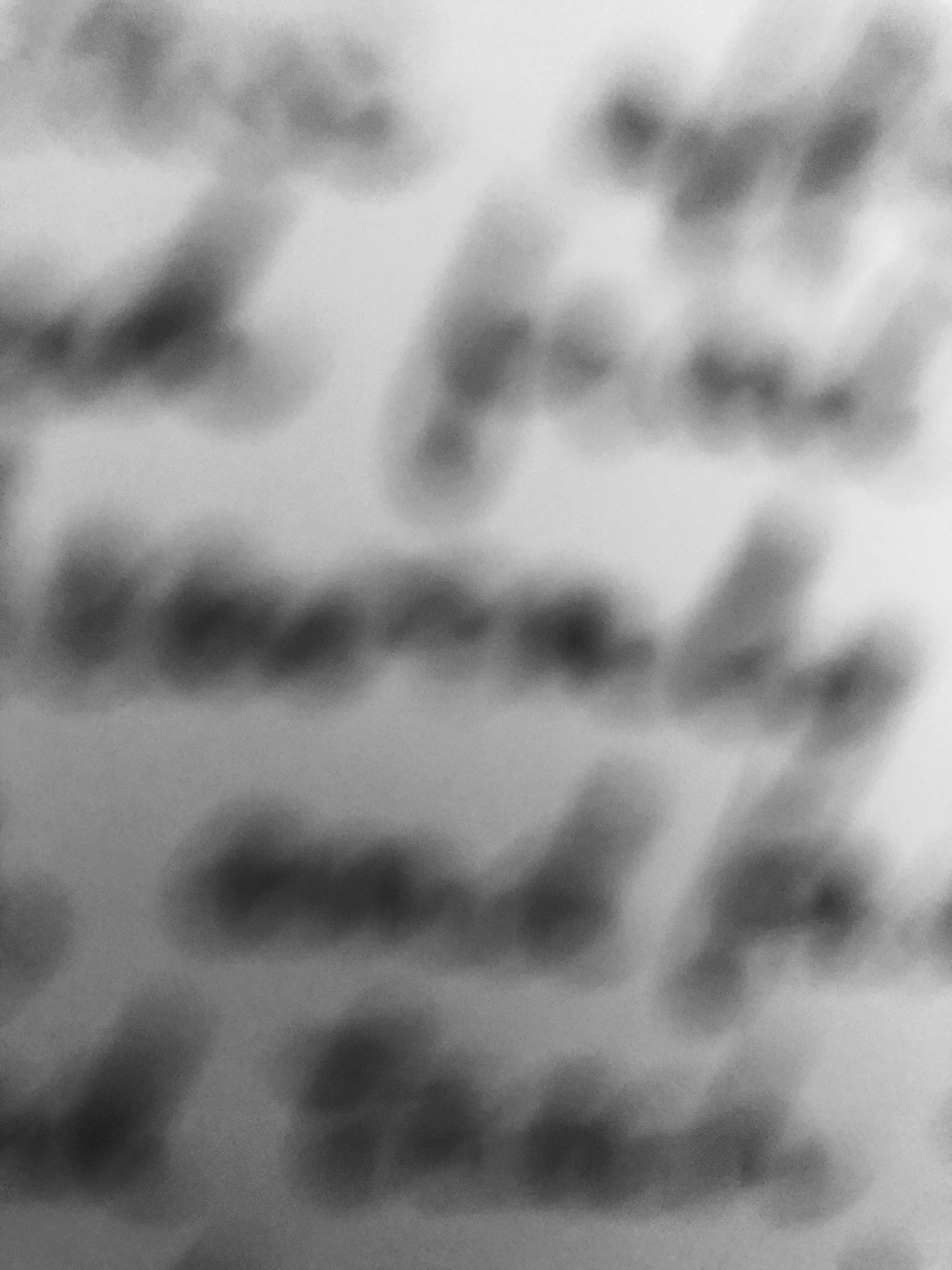 another blurred book page
